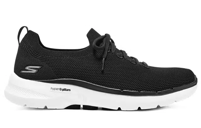 Skechers Go Walk 6 Hyper Burst Black White