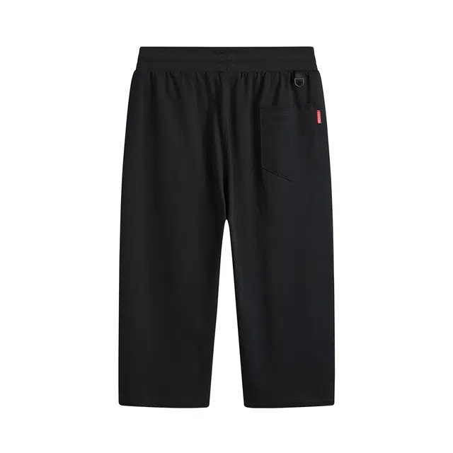 【dme】 纯棉七分裤男士夏季薄款透气运动裤纯色宽松休闲短裤 男款