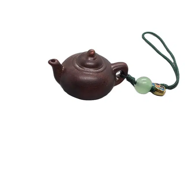 亮尊 新中式国潮招财进宝把把壶 紫檀属 把件 男女同款情侣款