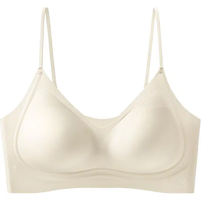 都市丽人 冰丝抗菌凉感无痕裸感舒适小胸聚拢无钢圈上托防下垂透气文胸 女款 组合装