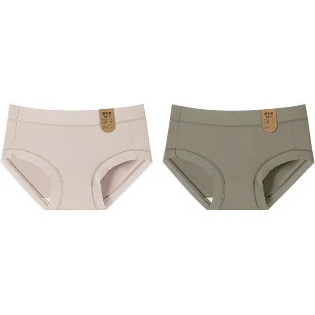 草本初色 无痕不夹臀高弹抗菌裆女士贴肤凉感居家防走光舒适柔软内裤 女款