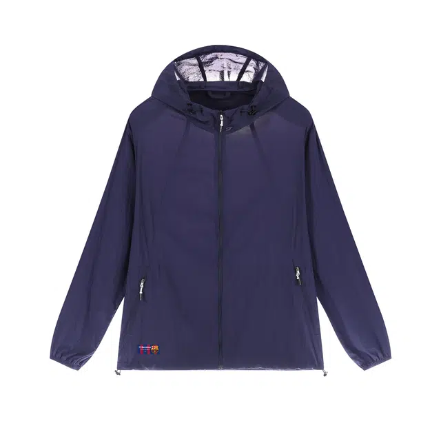 巴塞罗那足球俱乐部 清爽轻薄舒适宽松休闲户外 凉感超轻透气防晒服 男女同款