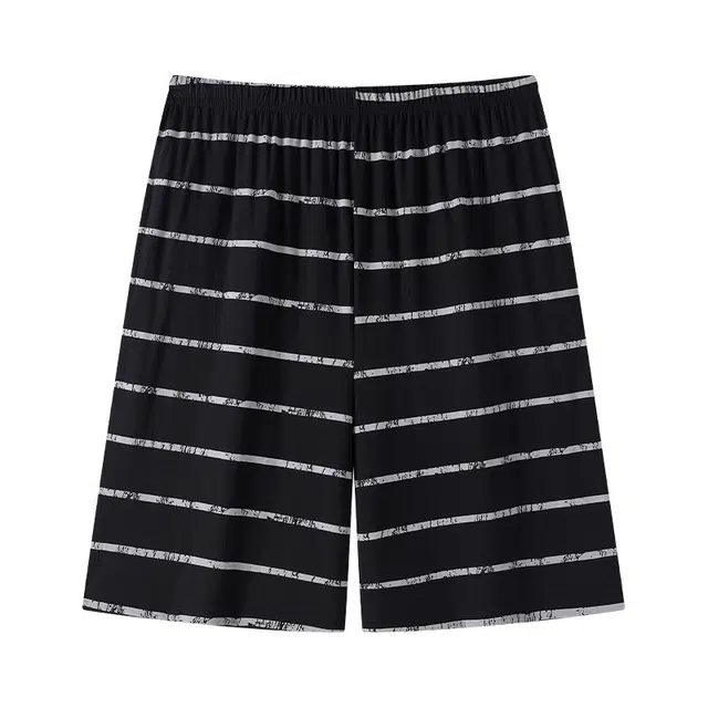 向薇 莫代尔短裤男士睡衣夏季凉感青少年休闲初中生大码家居服睡裤 男款