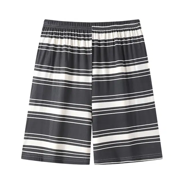 向薇 夏季睡衣短裤男士凉感莫代尔青少年休闲男家居服睡裤 男款