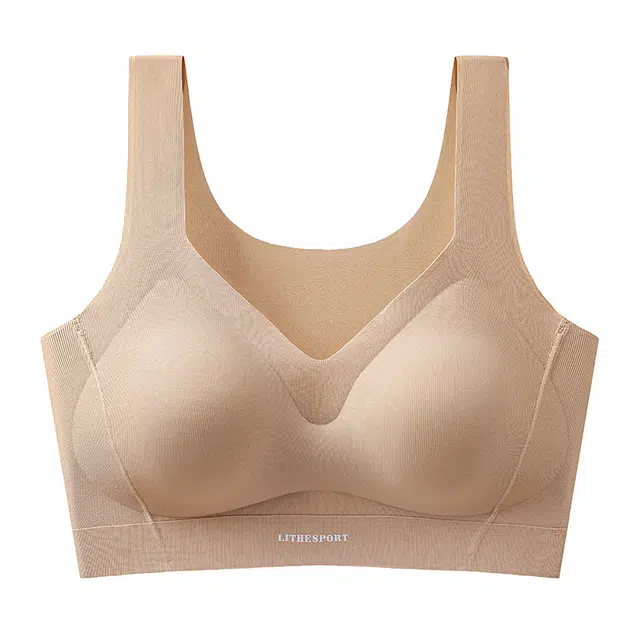 北极绒 小胸聚拢裸感背心式无痕美背收副乳无钢圈文胸 女款