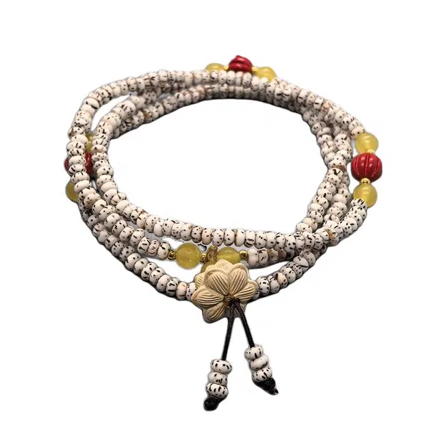 亮尊 新中式国潮招财进宝文玩盘玩 星月菩提 手串 女款