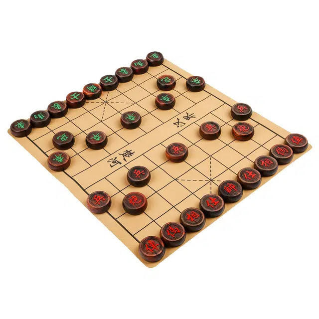 得笙陌 红木中国实木国潮文玩新中式棋子 红酸枝 木作象棋 男女同款情侣款