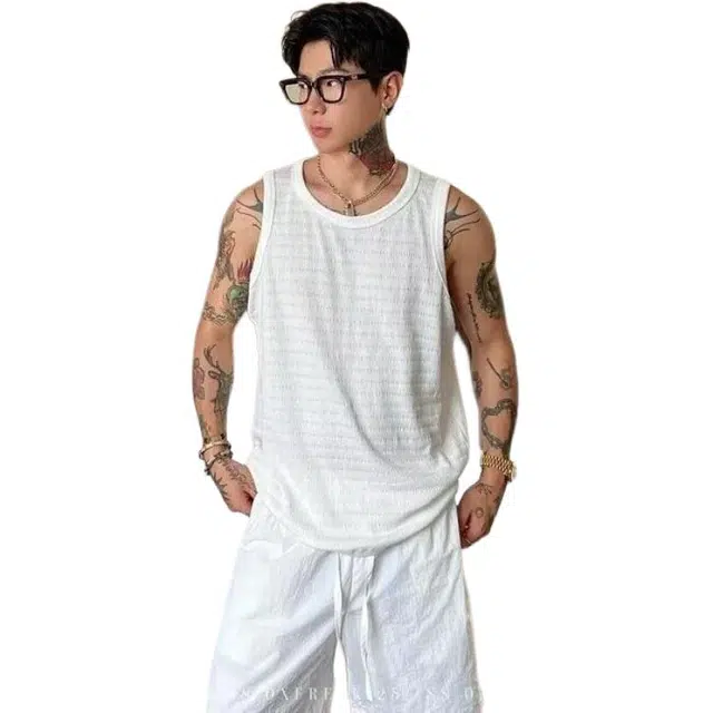 单爵 简约经典基础款运动背心 男女同款