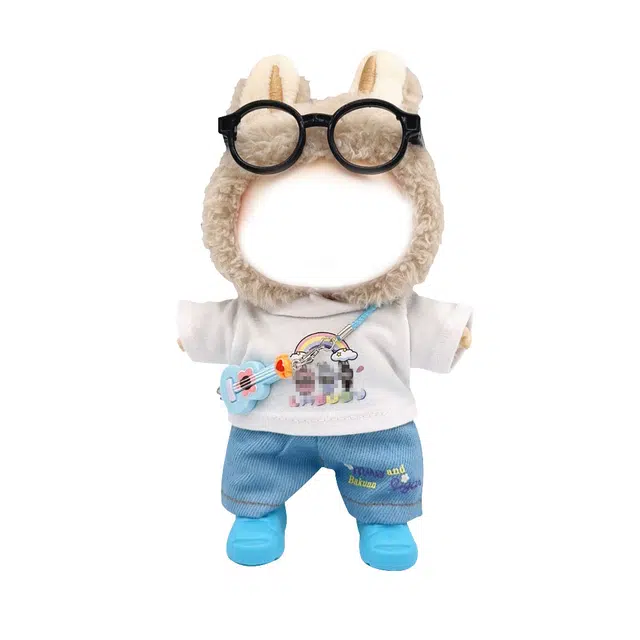 妙记 穿衣娃娃配件套装服饰 暖心呆萌 创意 可爱卡通 陪伴安抚 玩偶周边