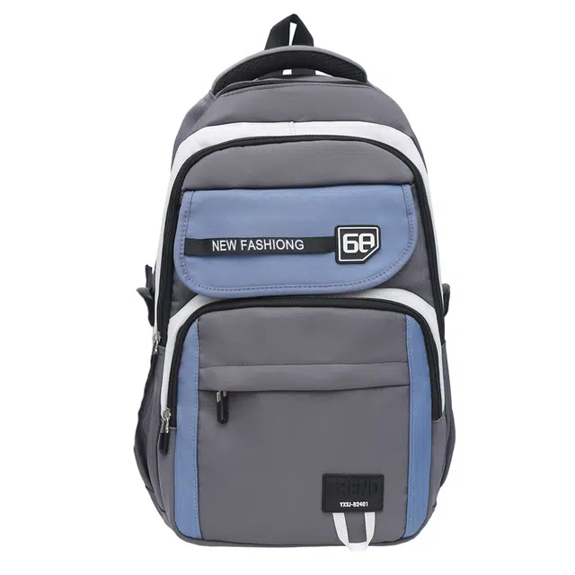 帕克熊 高颜值大容量轻便骑车运动日常出行学生上课书包 尼龙 双肩包 男女同款情侣款 多色