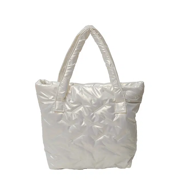 帕克熊 流光溢彩简约褶皱百搭 尼龙 手提包 男女同款情侣款 多色