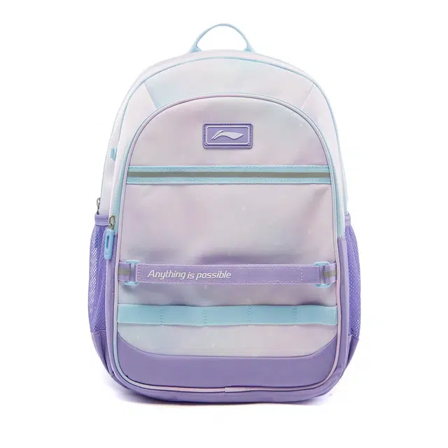 李宁儿童 反光双肩简洁时尚 聚酯纤维 童包 常规 青少年