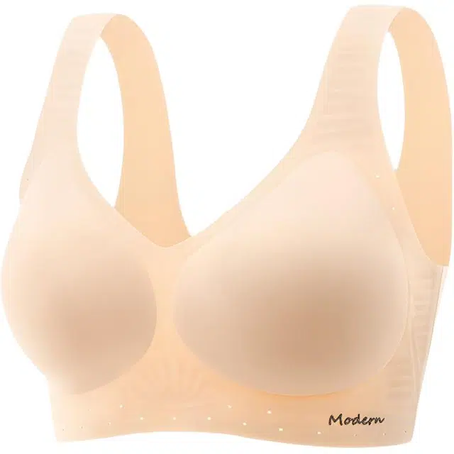 草本初色  运动无痕美背防下垂高弹透气吸湿排汗内衣女聚拢背心式大胸显小文胸 女款