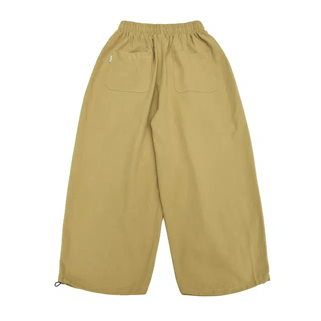 【dme】 日系复古纯色简约基础款拉链口袋宽松百搭阔腿裤休闲裤 男女同款