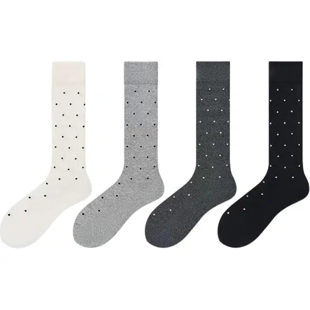 十三日季 超薄斑点夏季圆点甜美高筒袜 女款