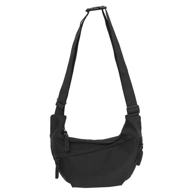 帕克熊 日常通勤上课大学生轻便收纳斜挎包简约休闲 尼龙 单肩包 男女同款情侣款 多色