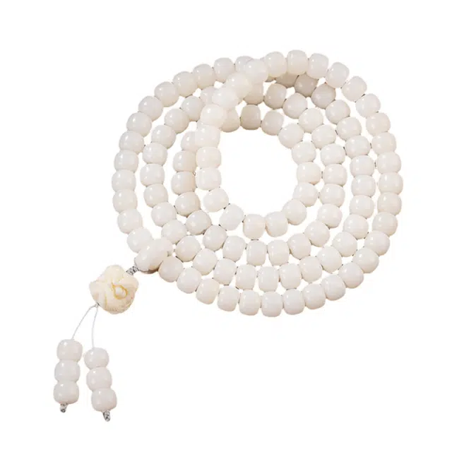 【 福顺安康】 艾卡拉 高油盘玩手持多圈国风设计 白玉菩提 手串 男女同款情侣款