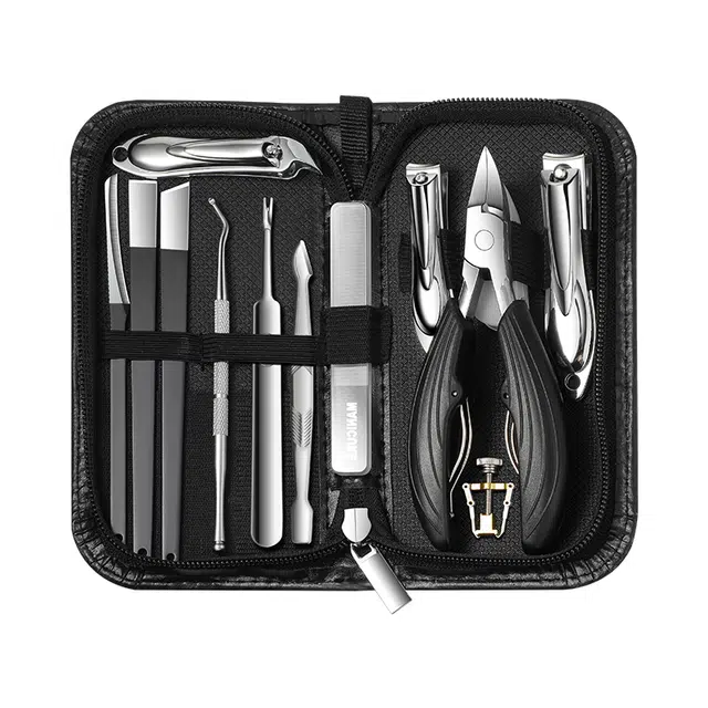 小天籁 指甲刀家用指甲剪刀斜口 甲沟修甲刀套装 成人高档家用单个大号剪指甲钳 美甲个护组合