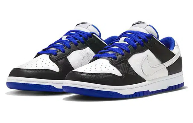 Nike Dunk Low Black White Blue
