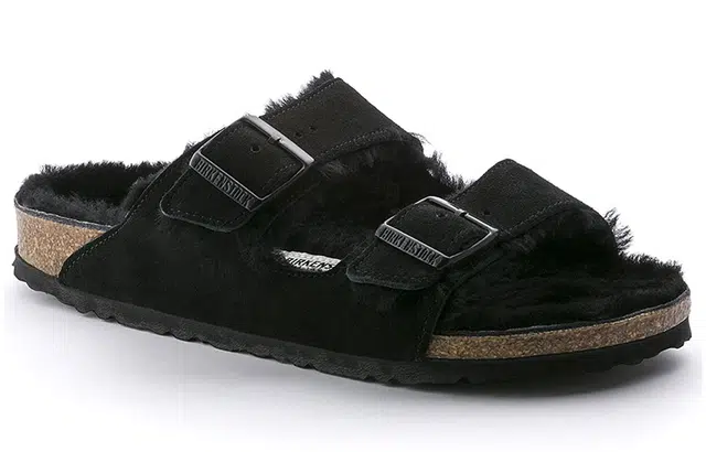 Birkenstock Arizona Shearling Black