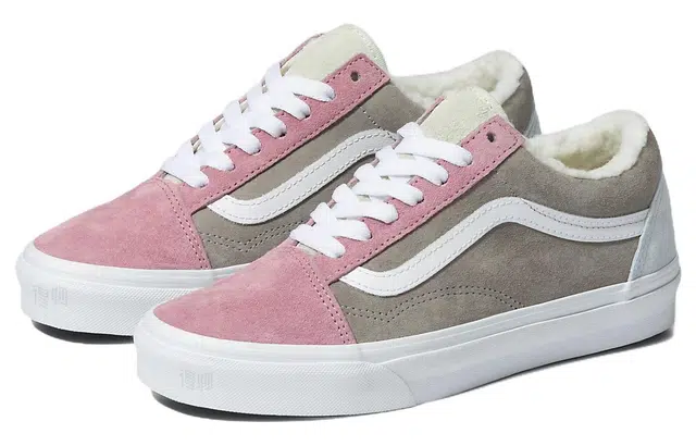 Vans Old Skool Sherpa Grey Pink