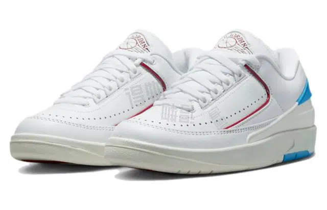 Jordan Air Jordan 2 Low "Gym Red and Dark Powder Blue"