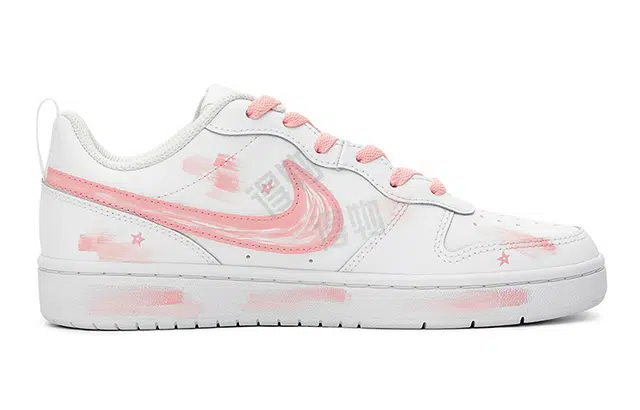 Nike Court Borough Low 2 GS White Pink