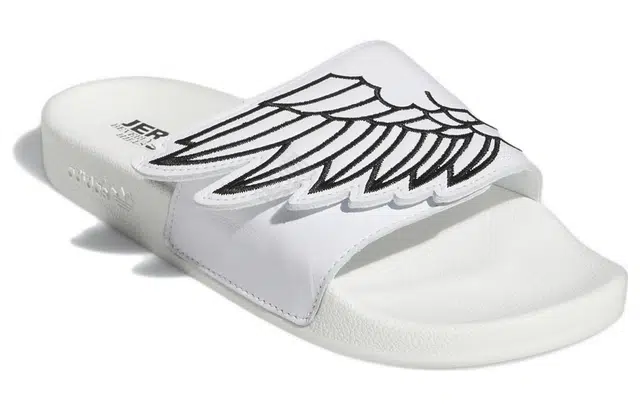 Jeremy Scott x adidas originals Monogram Adilette Wings Slides