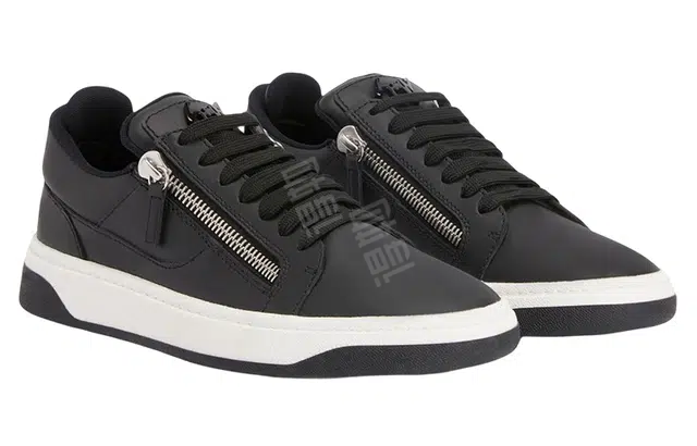 Giuseppe Zanotti GZ94 Lace-Up Low Sneakers Black