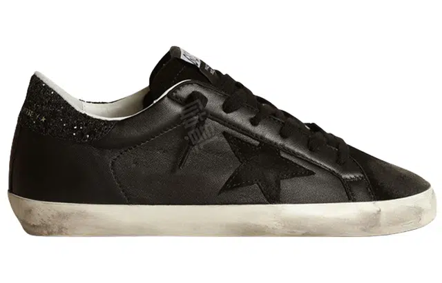 Golden Goose Low Top Sneakers Black Vintage