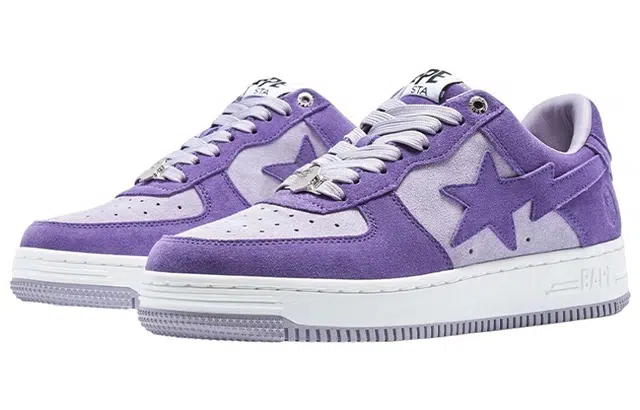 A BATHING APE STA Purple