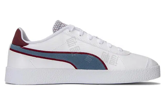 PUMA Club Retro Prep White Blue Purple