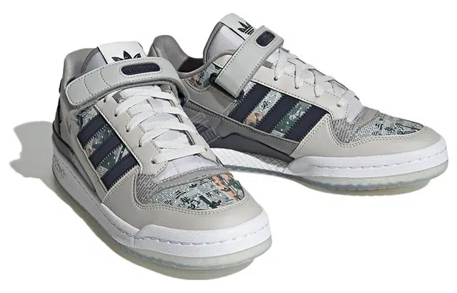 adidas Forum Low Grey White
