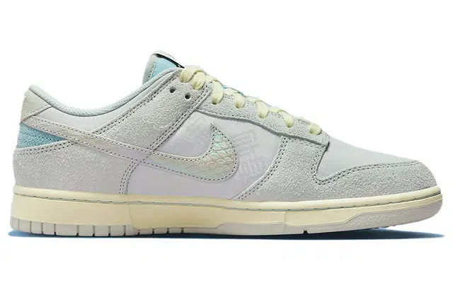 Nike Dunk Low Gone Fishing "Light Silver and Ocean Bliss"