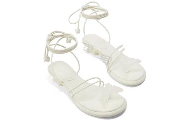 Charles & Keith PU Toe Loop Sandals