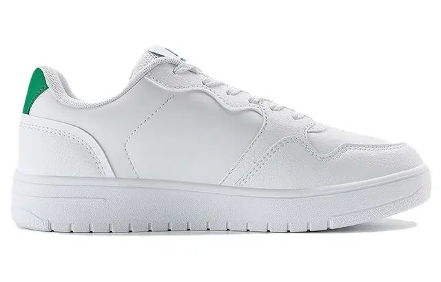 匹克 百搭休闲 防滑耐磨 低帮 板鞋 女款 白绿