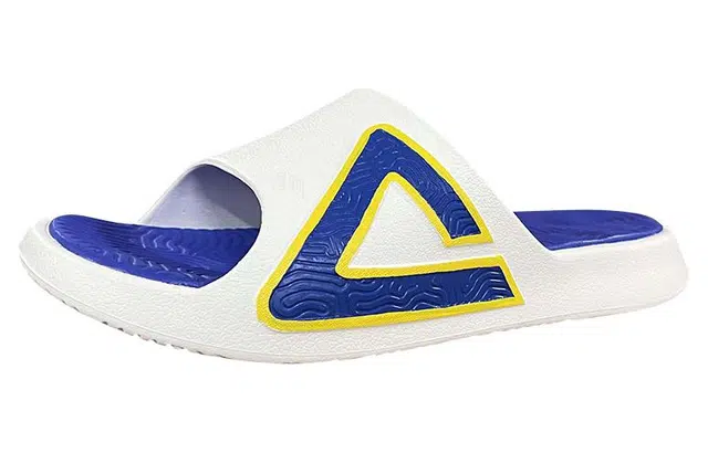 匹克 国创系列 态极拖鞋 鸳鸯配色 潮流休闲出街百搭 缓震软弹防滑耐磨 运动拖鞋 男款 白橙