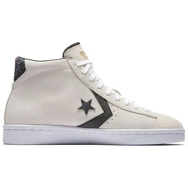 Converse Cons Pro Leather Hi "Al Davis White Suede"
