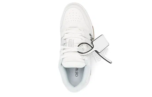 OFF-WHITE Low Top Leather Sneakers White