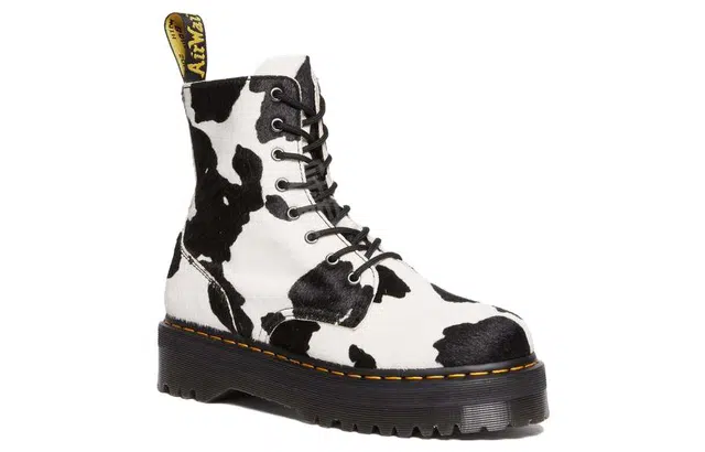 Dr.Martens Casual Short Boots Black White