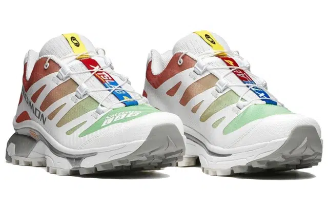 SALOMON XT-4 "Green Ash-Coral"