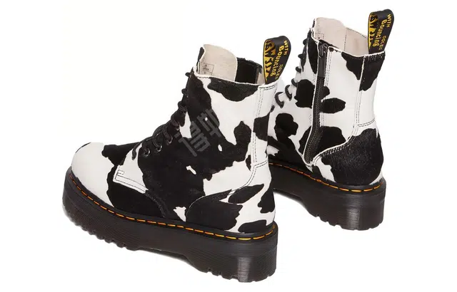 Dr.Martens Casual Short Boots Black White