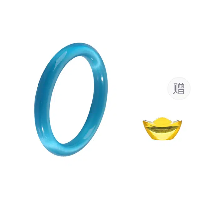 【收藏赠精致小元宝】 琢玉居 新中式古典白月光 学院风 冰沁海月 夏日显白 温婉高级感 好运 旗袍汉服配饰 琉璃 手镯 女款