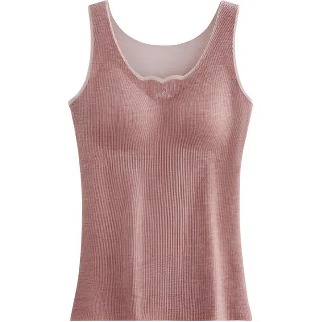 草本初色 无钢圈无痕发热保暖柔软轻盈不易掉色背心 女款