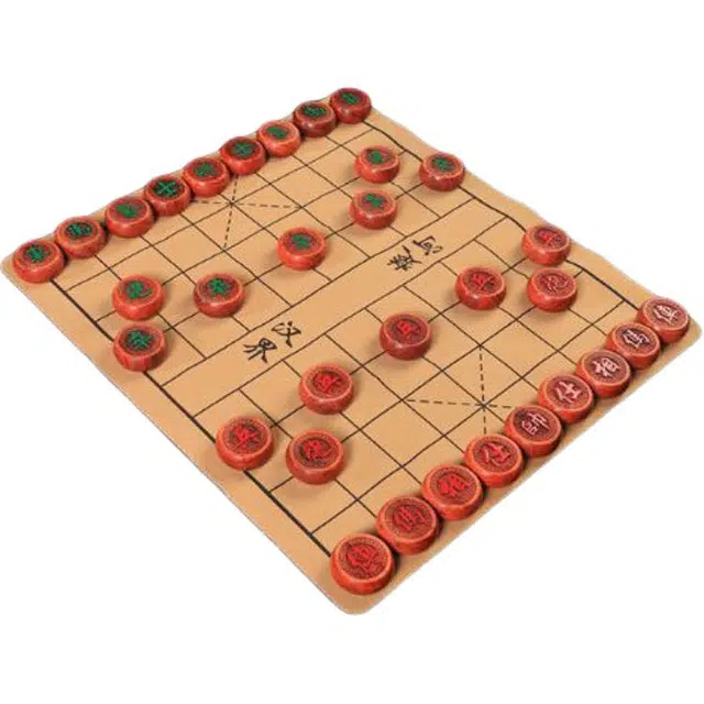 得笙陌 中国象棋红木棋子国潮新中式益智潮玩 缅花 木作 男女同款情侣款