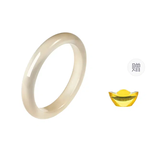 【收藏赠精致小元宝】 琢玉居 新中式古典白月光 学院风 香槟金 夏日显白 温婉高级感 好运 琉璃 玉石手镯 女款