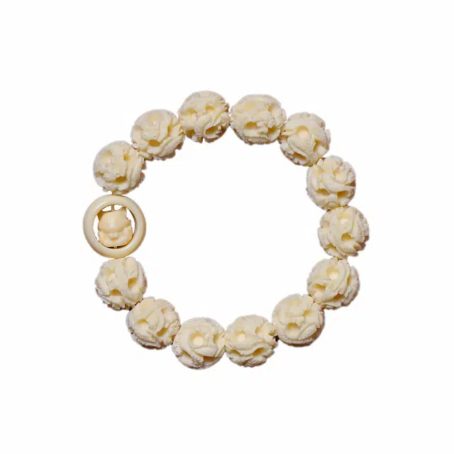 絮物 国潮新中式轻奢高级感小众念珠文玩平安喜乐心想事成万事胜意上岸如意佛珠盘玩#好运 象牙果 菩提类手串 男女同款情侣款