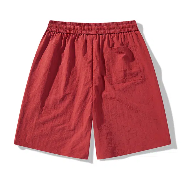 巴塞罗那足球俱乐部 美式复古山系户外运动基础款纯色简约百搭宽松舒适速干透气日常通勤防水防污五分篮球直筒休闲短裤 男女同款