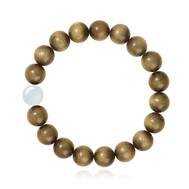 一世倾 前程似锦招财纳福转运珠学业事业顺利上岸串珠佛珠新中式吉祥如意文玩盘玩幸福美满轻奢礼盒好运 楠木 手串 男女同款情侣款