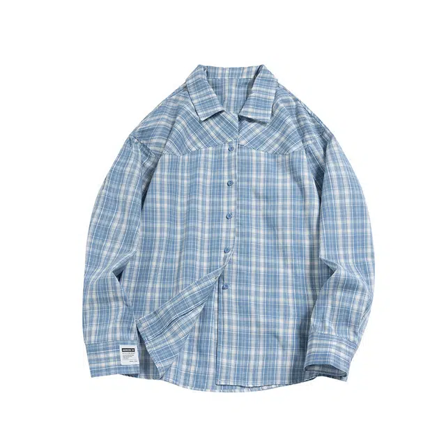 欧路得 美式潮牌休闲宽松少年感高级感长袖衬衫 男款